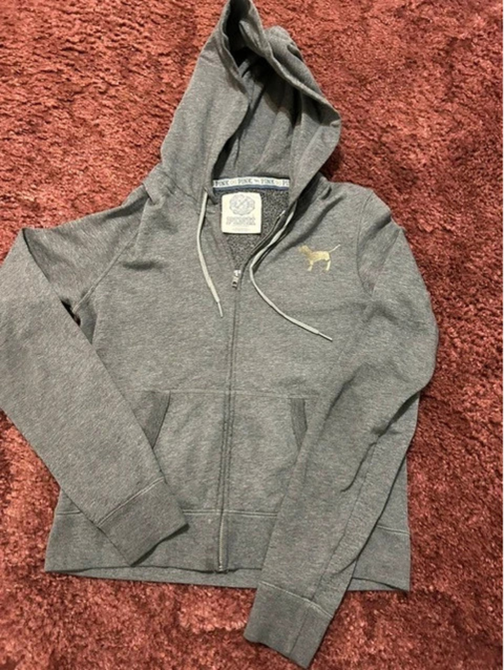 Victorias Secret Pink Hood with rhinestones